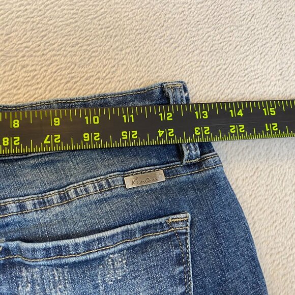 KanCan Womens Jeans Size 27 Distressed Skinny Blue Denim Cotton/Spandex - Picture 6 of 16